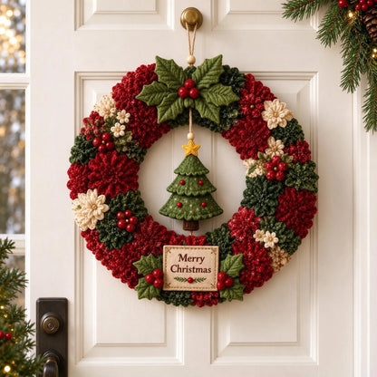 Christmas Wreath Poke Craft Kit
