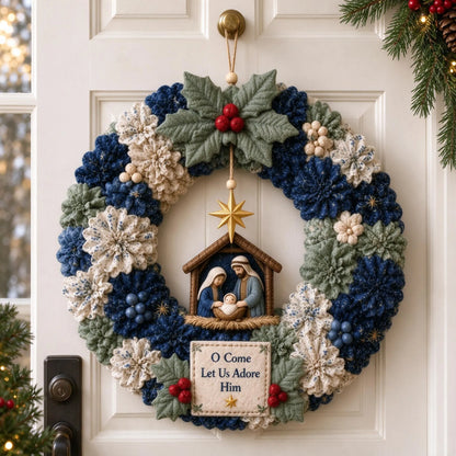 Christmas Wreath Poke Craft Kit