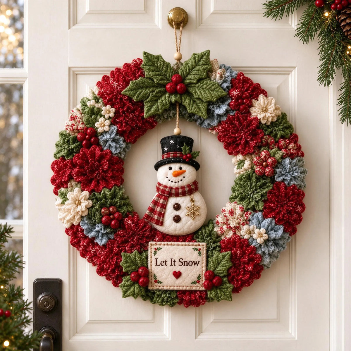 Christmas Wreath Poke Craft Kit