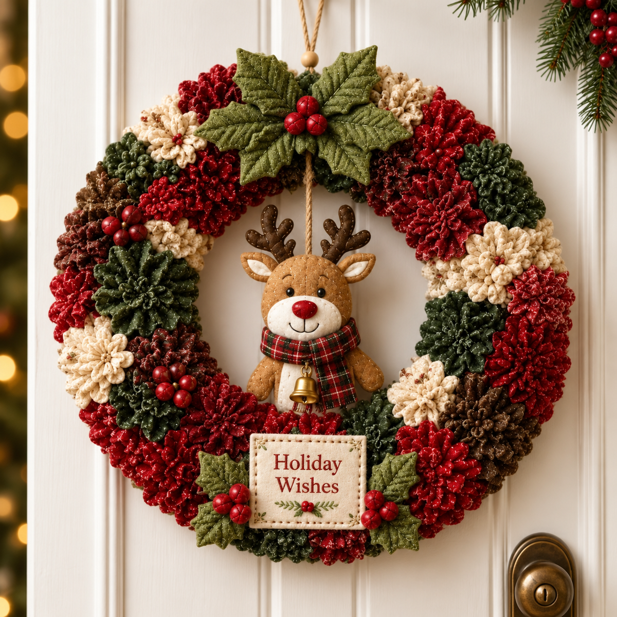 Christmas Wreath Poke Craft Kit