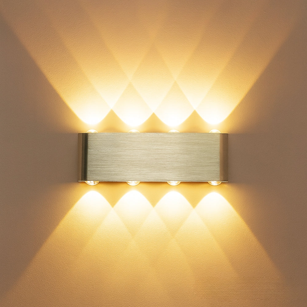 Chrome LED Wall Light for Modern Interior Spaces | Luminec