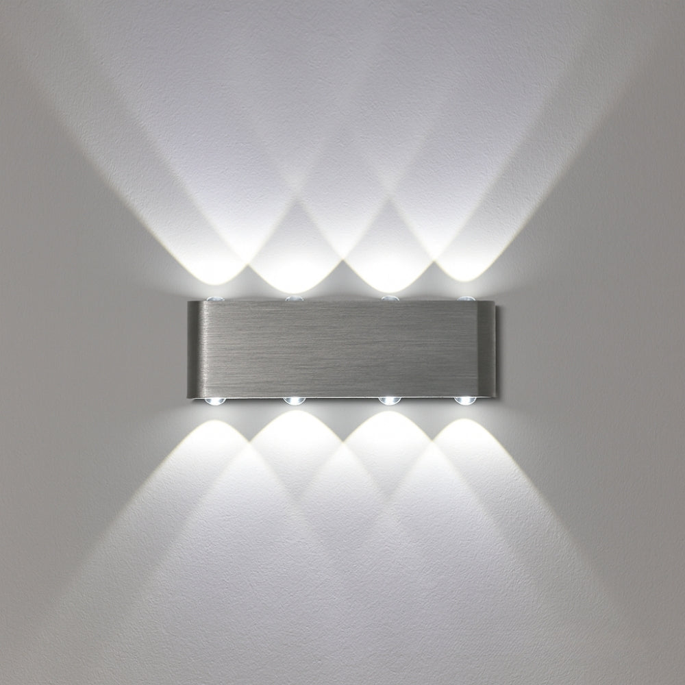 Chrome LED Wall Light for Modern Interior Spaces | Luminec