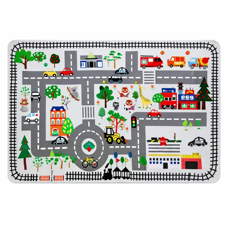 City Traffic Road Play Mat for Kids Vehicle Carpet | Maventa