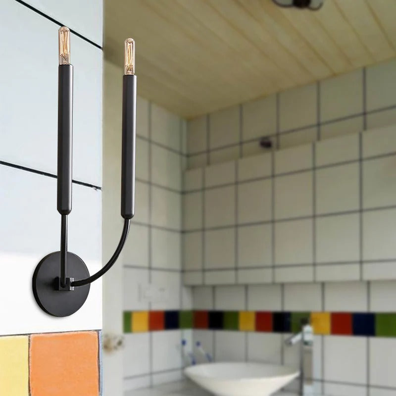 Classic Metal Tube Indoor Wall Lighting Fixture | Lumerea