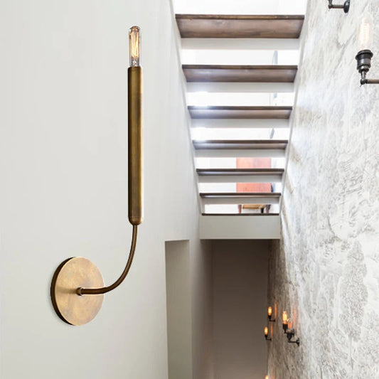 Classic Metal Tube Indoor Wall Lighting Fixture | Lumerea