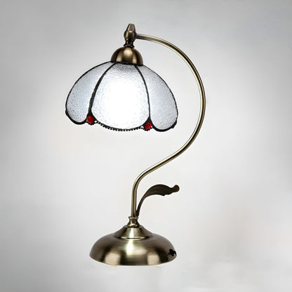 Classic Tiffany Glass Dome Table Lamp | Luneri