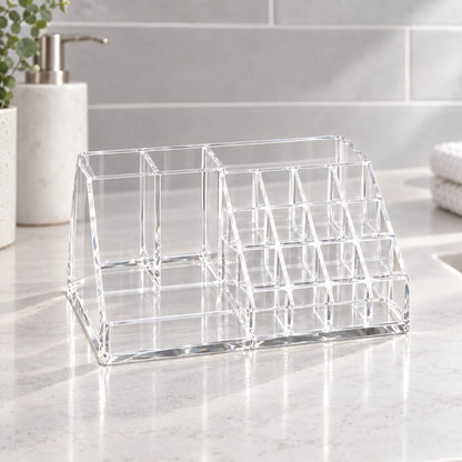 Clear Acrylic Makeup Organizer for Lipstick and Cosmetics