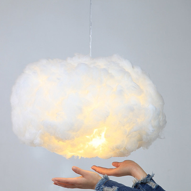 Cloud Style Ceiling Light with Soft Fabric Floating Design | Lunavix