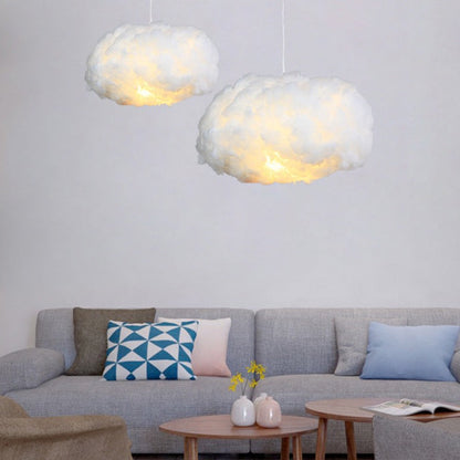 Cloud Style Ceiling Light with Soft Fabric Floating Design | Lunavix