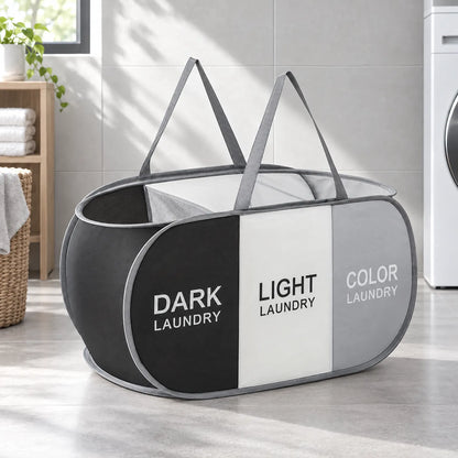 Collapsible Fabric Laundry Sorting Basket