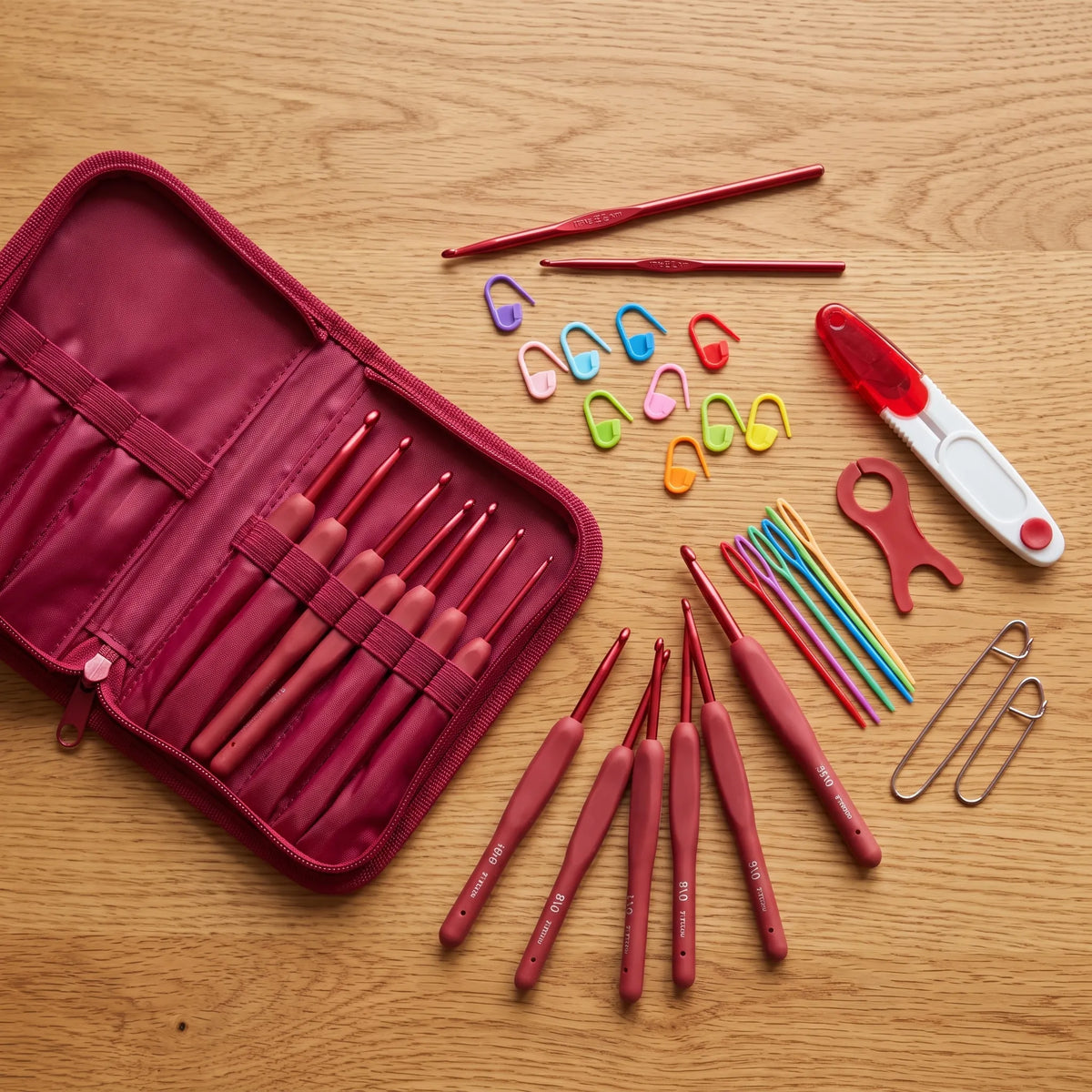 Comfortable Grip Crochet Hook Set