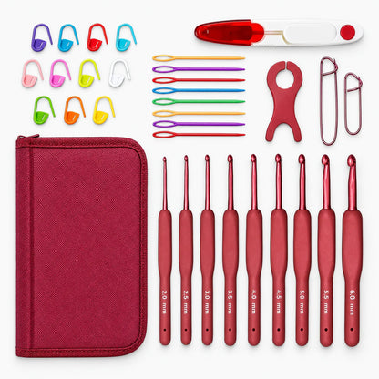 Comfortable Grip Crochet Hook Set