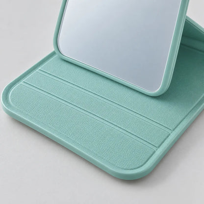 Compact Folding Vanity Mirror for Travel and Makeup