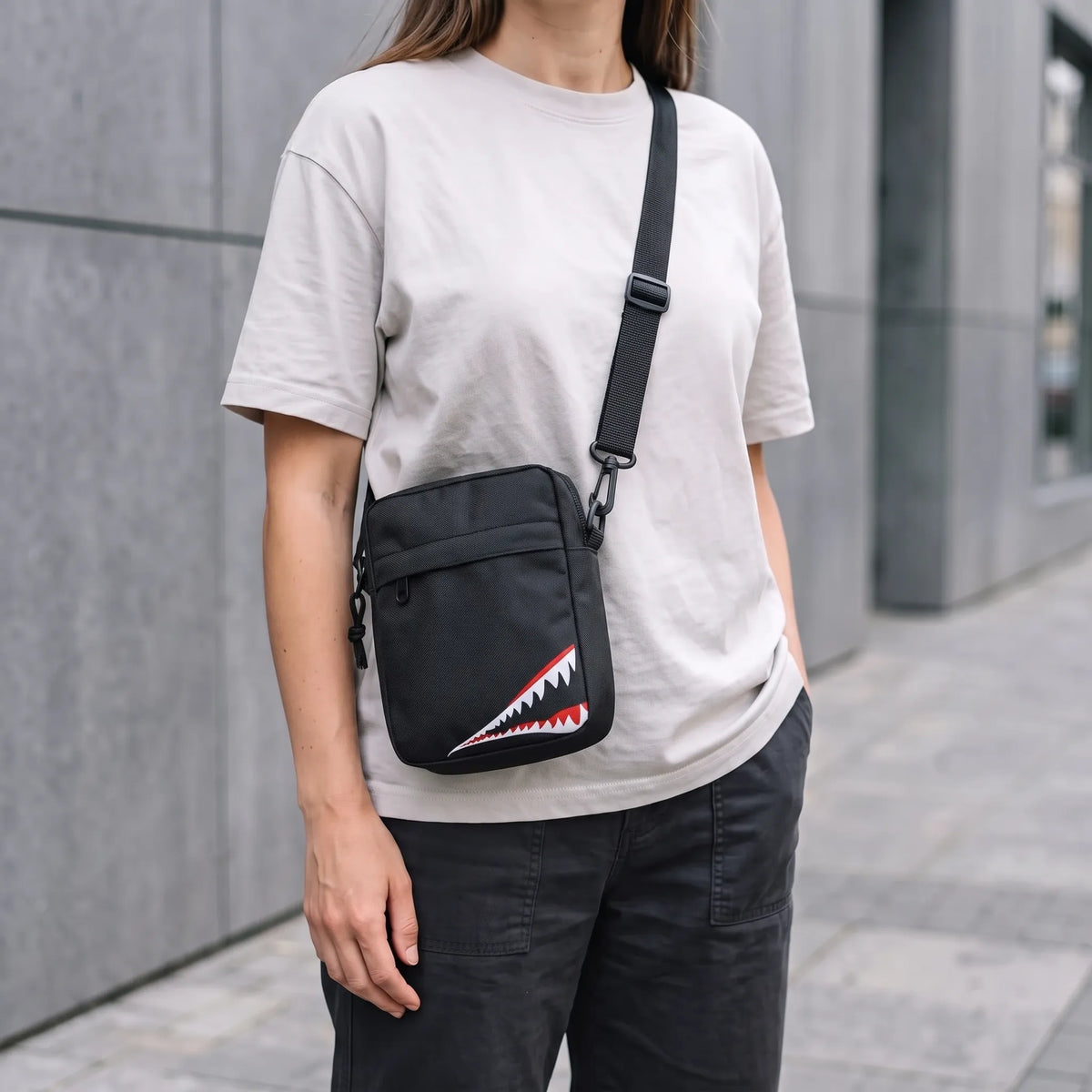 Compact Zippered Phone Shoulder Crossbody Bag