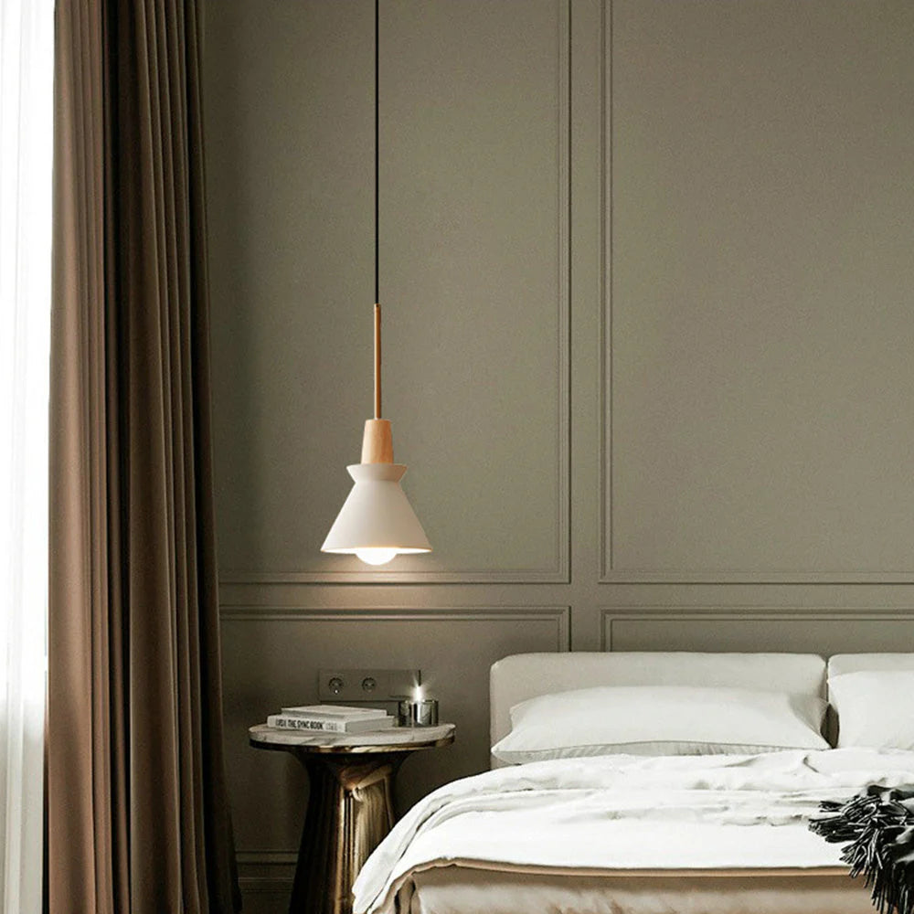Concrete Cone Pendant Light Scandinavian Style | Parvix