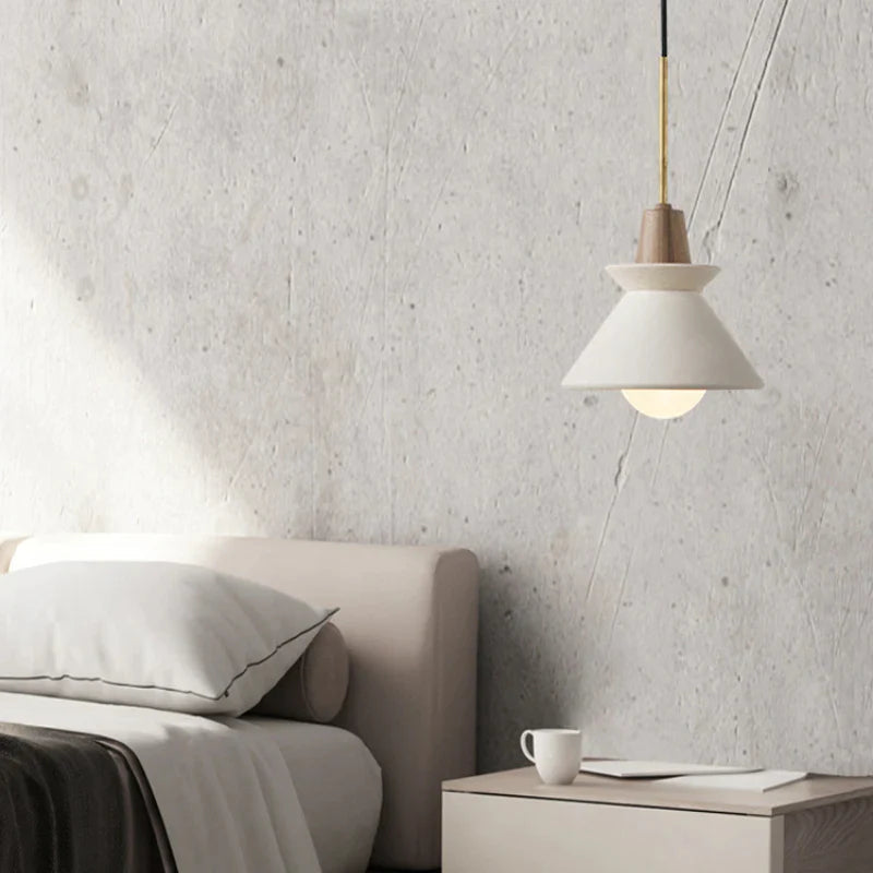 Concrete Cone Pendant Light Scandinavian Style | Parvix