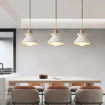 Concrete Cone Pendant Light Scandinavian Style | Parvix