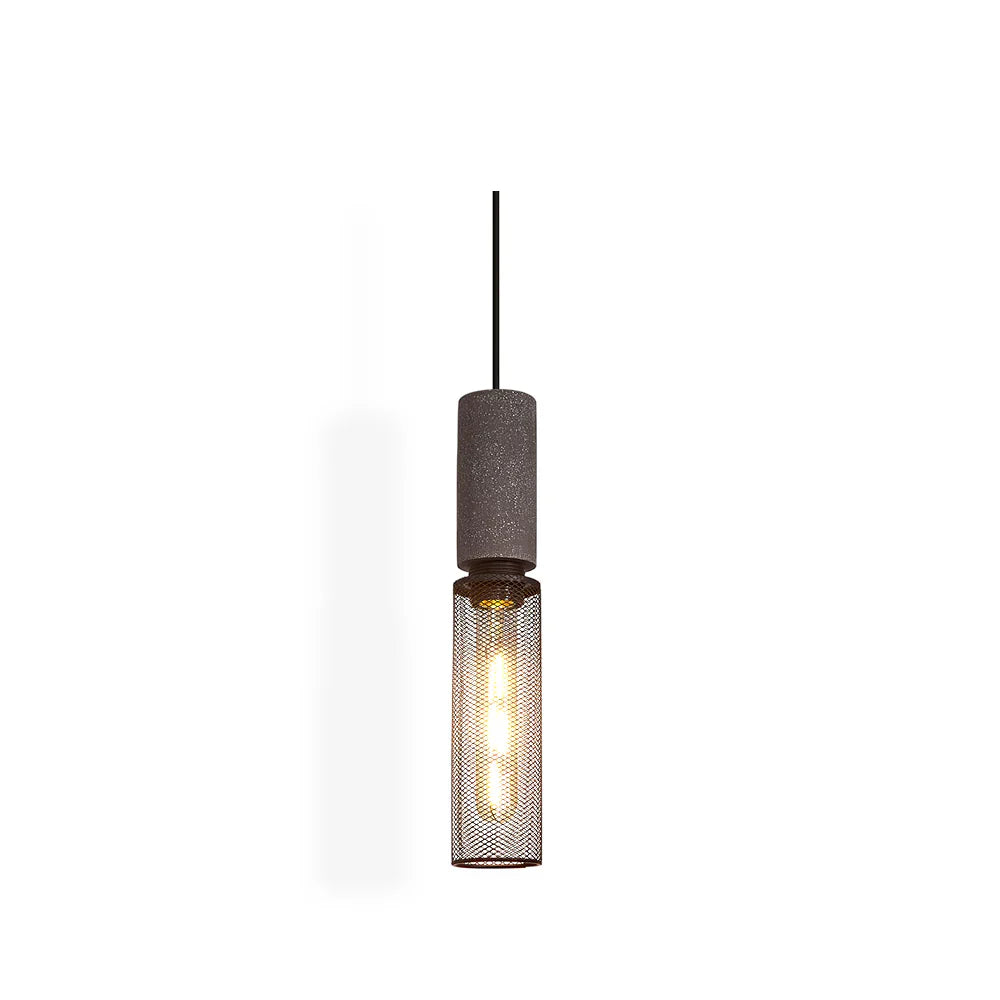 Concrete Cylinder Pendant Light in Urban Design | Valnora