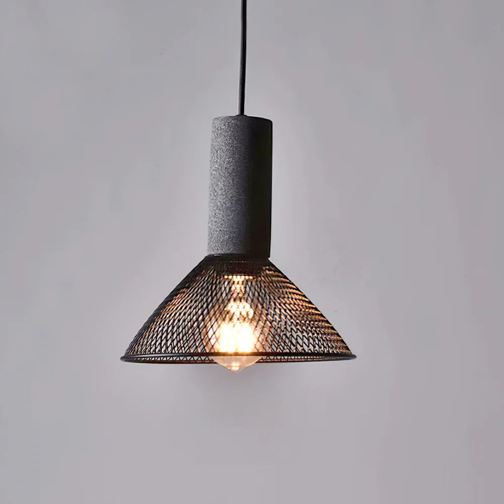 Concrete Cylinder Pendant Light in Urban Design | Valnora