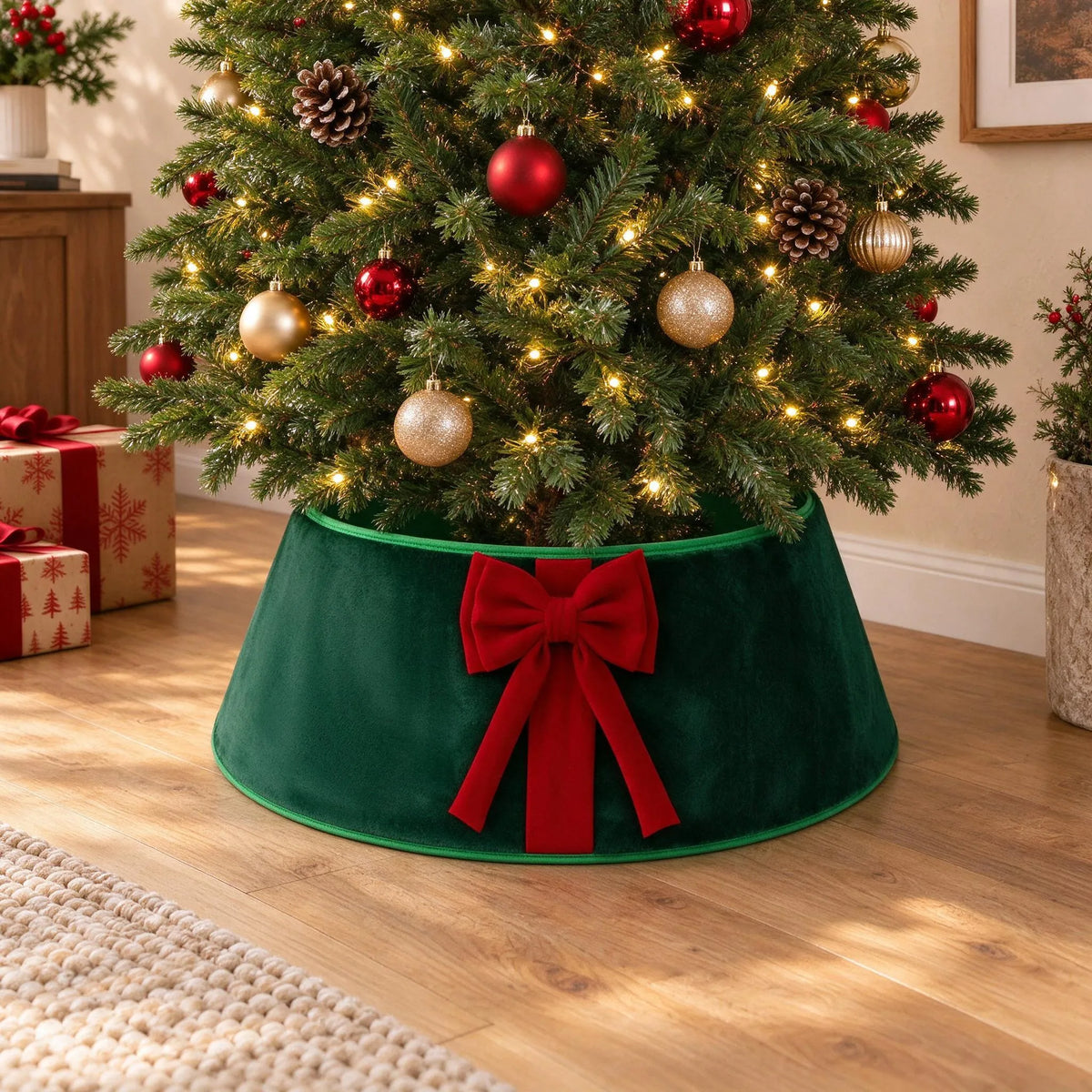 Conical Christmas Tree Collar Skirt