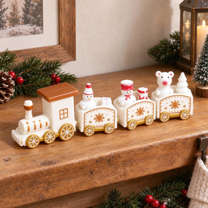 Connected Carriage Christmas Train Ornament