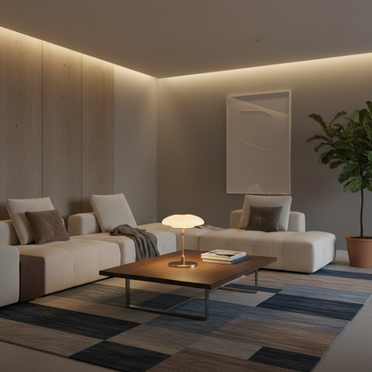 Contemporary Table Lamp | Stylish Bedside Desk Light