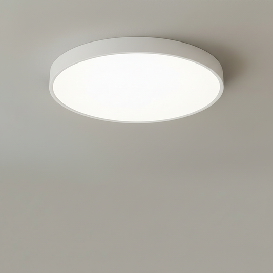 Contemporary Ultra-Thin Flush Mount Ceiling Light | LED Fixture
