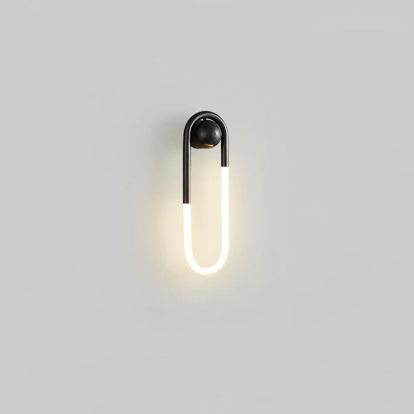 Contemporary Brass Loop LED Wall Light for Interiors | Loopra