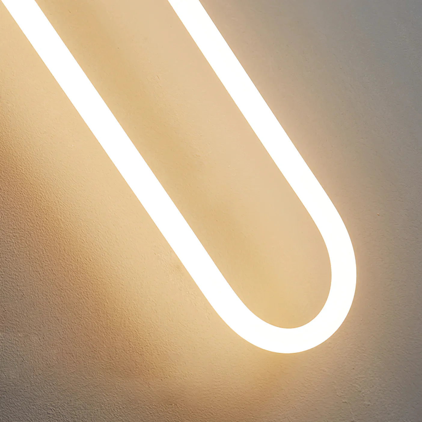 Contemporary Brass Loop LED Wall Light for Interiors | Loopra