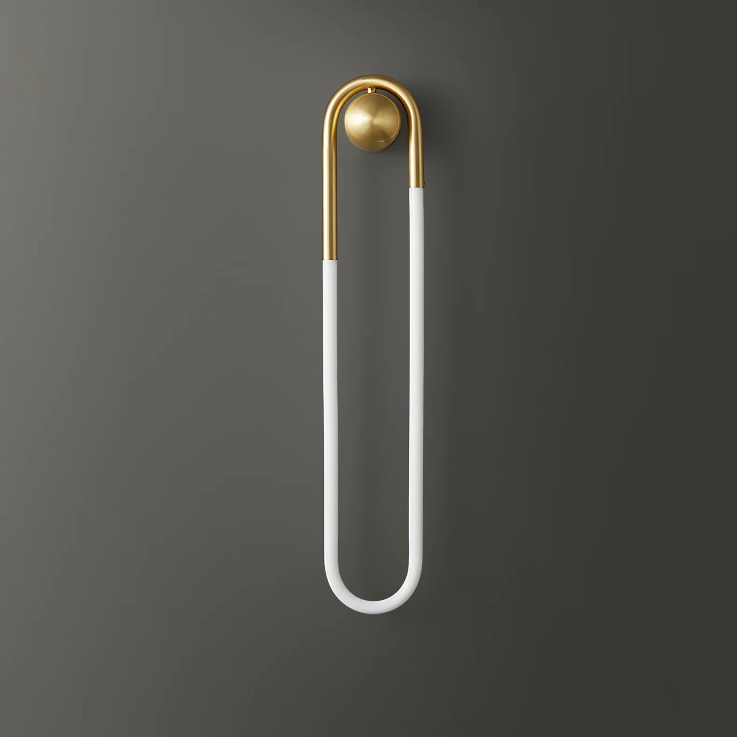 Contemporary Brass Loop LED Wall Light for Interiors | Loopra
