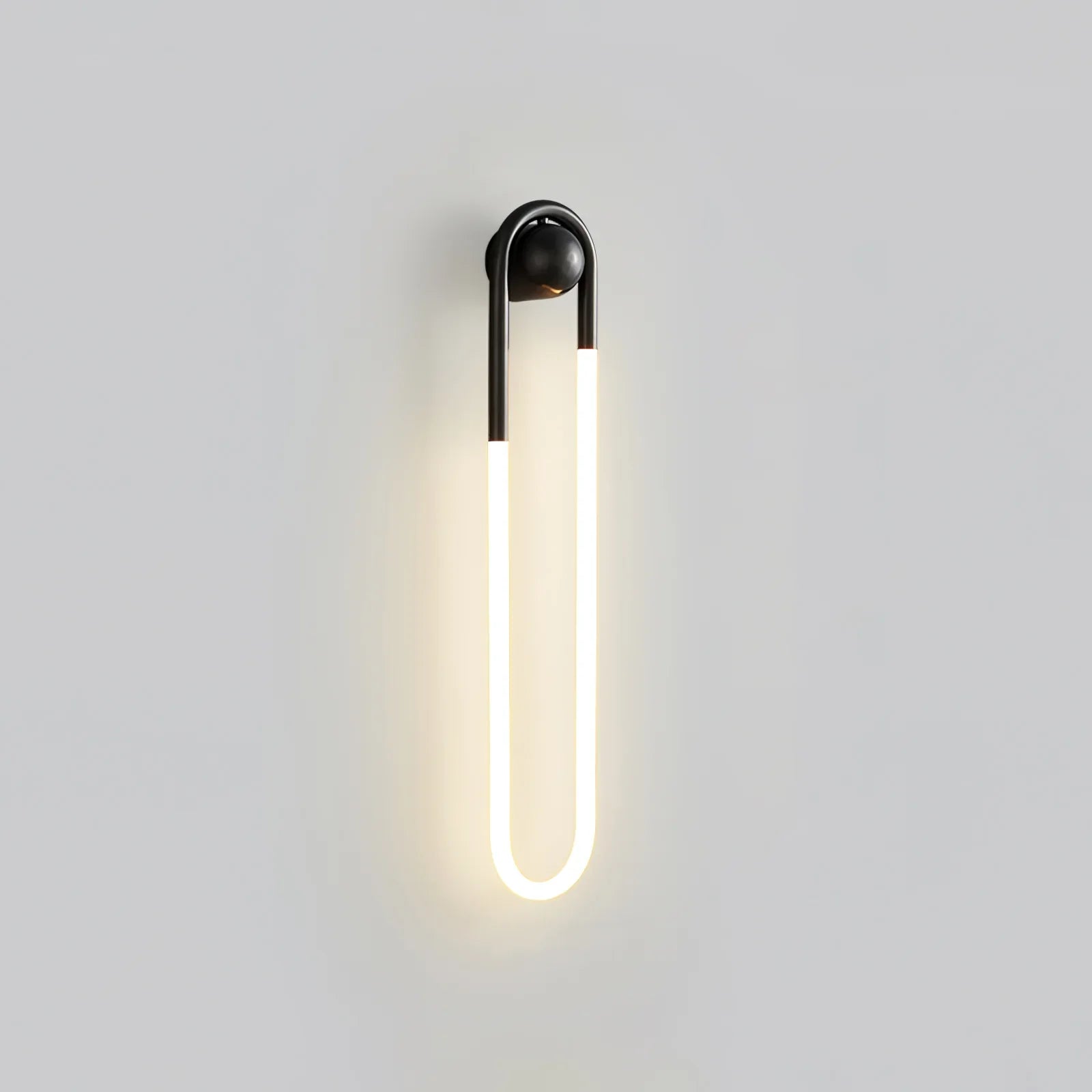 Contemporary Brass Loop LED Wall Light for Interiors | Loopra