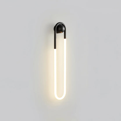 Contemporary Brass Loop LED Wall Light for Interiors | Loopra