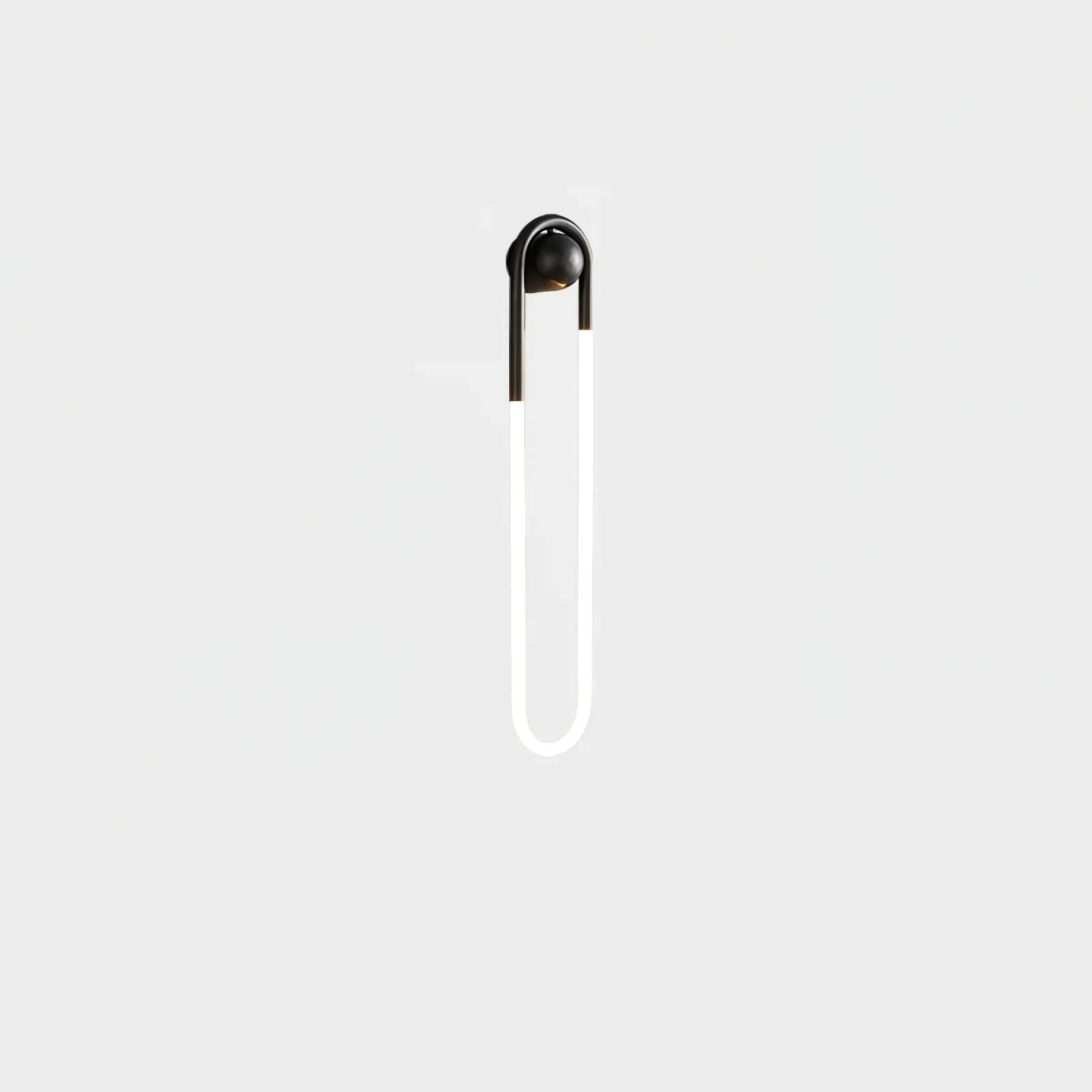 Contemporary Brass Loop LED Wall Light for Interiors | Loopra