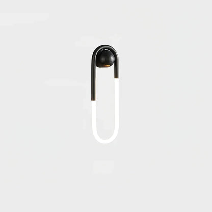 Contemporary Brass Loop LED Wall Light for Interiors | Loopra