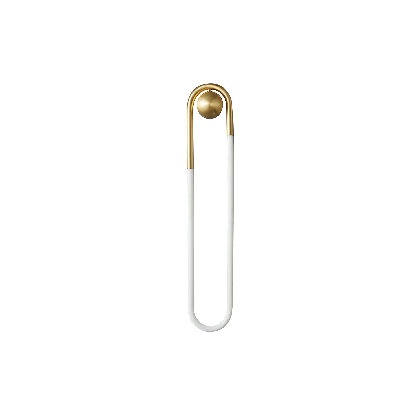 Contemporary Brass Loop LED Wall Light for Interiors | Loopra