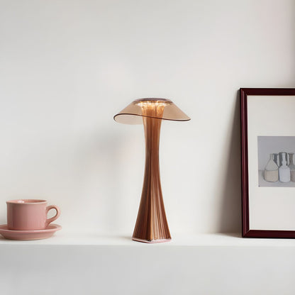 Contemporary Table Lamp with Acrylic Shade | Zarvon