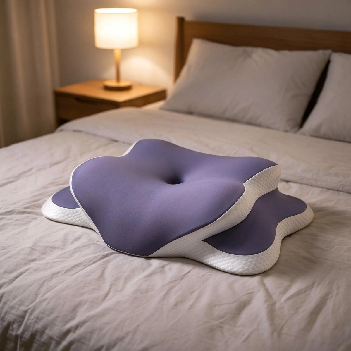 Contoured Cervical Head Rest Pillow