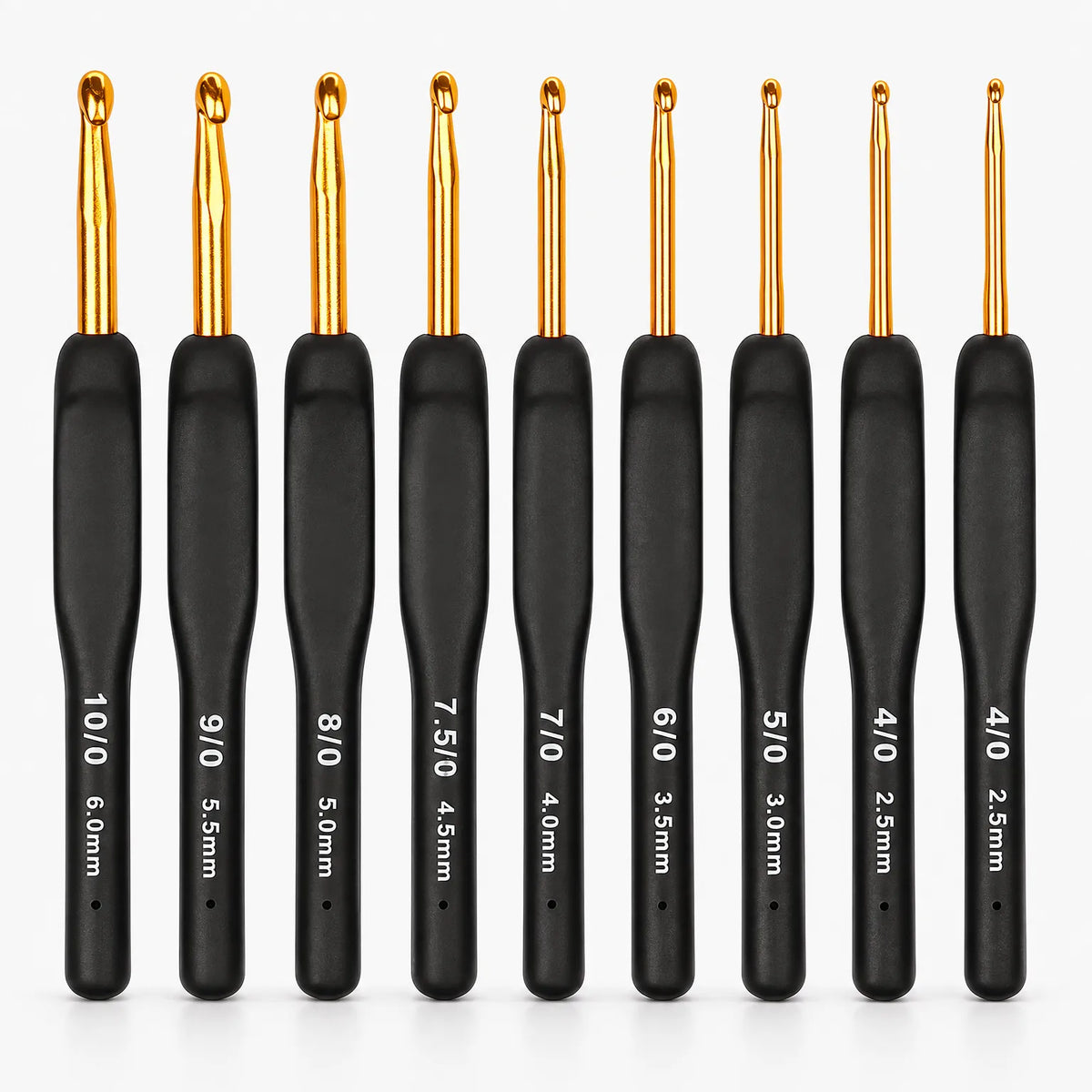 Contoured Handle Crochet Hook Set
