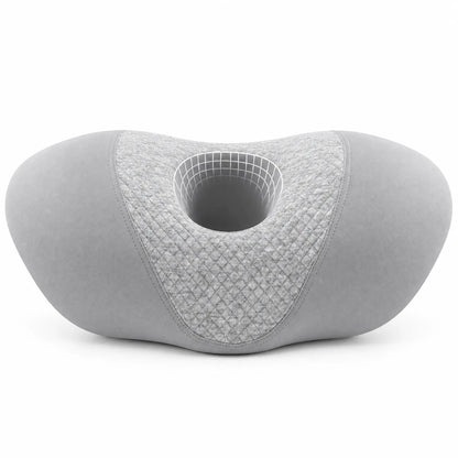 Contoured Side Sleeper Pillow With Ear Hole