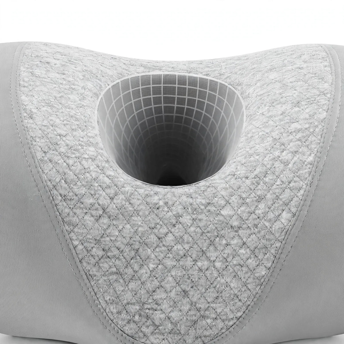 Contoured Side Sleeper Pillow With Ear Hole