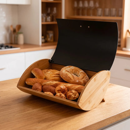 Countertop Roll Top Bread Box