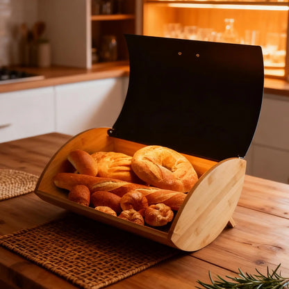 Countertop Roll Top Bread Box