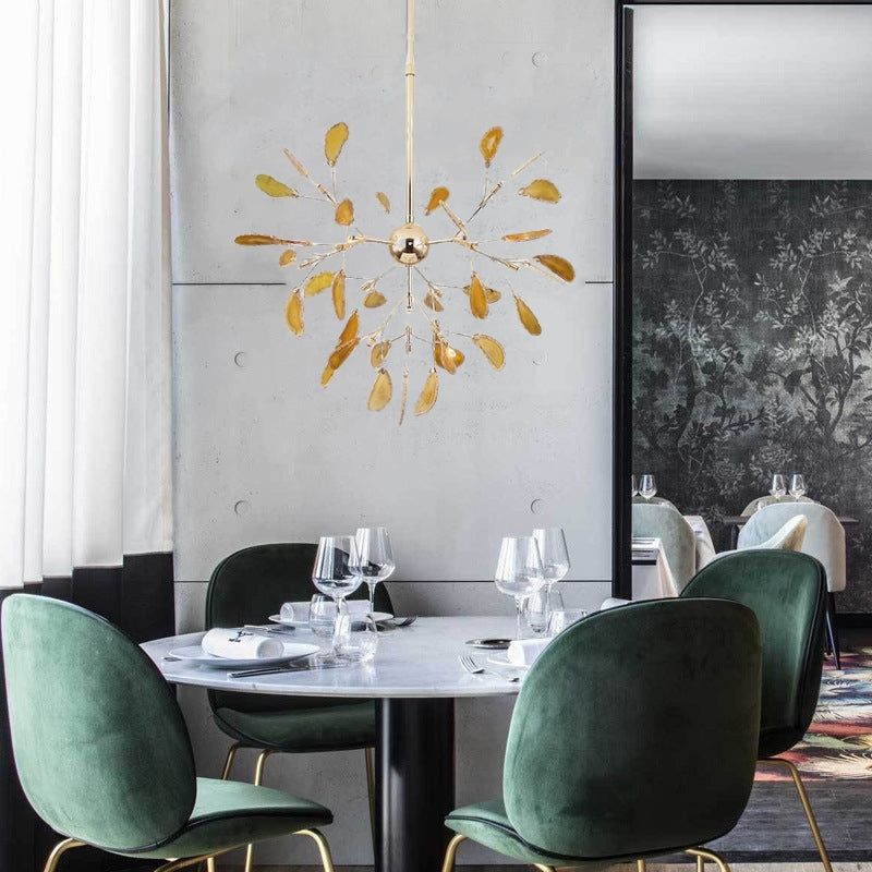 Creative Agate Bedroom Chandelier Aria Light | Nexoris
