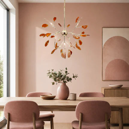 Creative Agate Bedroom Chandelier Aria Light | Nexoris