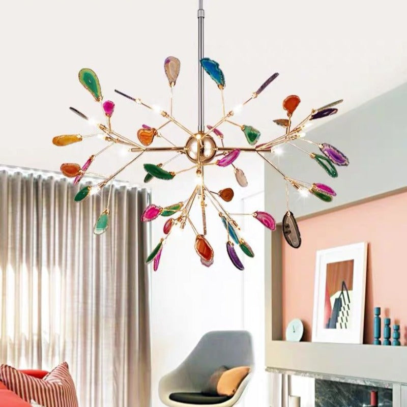 Creative Agate Bedroom Chandelier Aria Light | Nexoris
