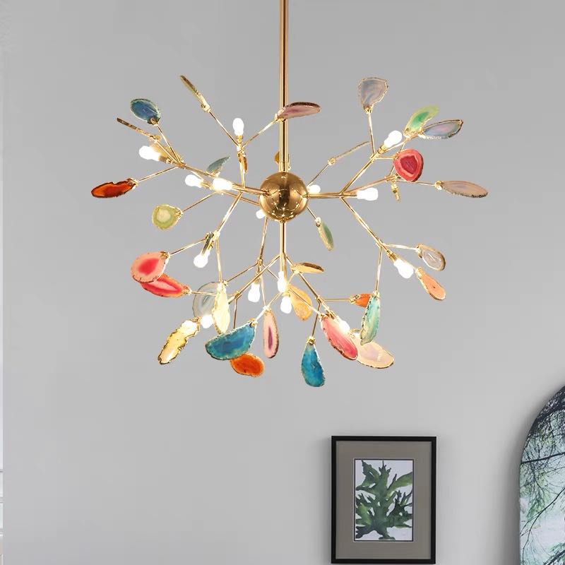 Creative Agate Bedroom Chandelier Aria Light | Nexoris