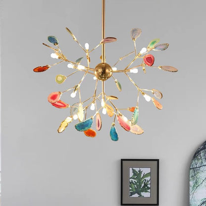 Creative Agate Bedroom Chandelier Aria Light | Nexoris