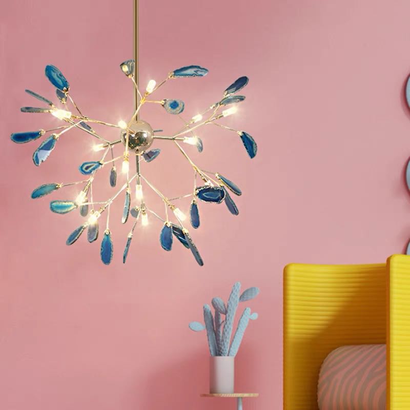 Creative Agate Bedroom Chandelier Aria Light | Nexoris