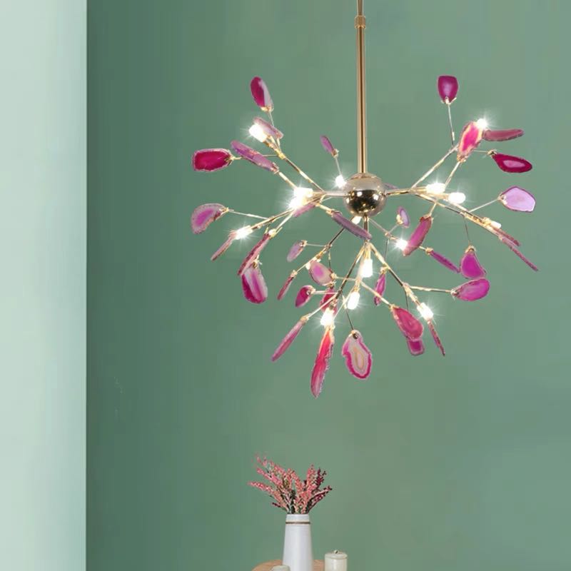 Creative Agate Bedroom Chandelier Aria Light | Nexoris