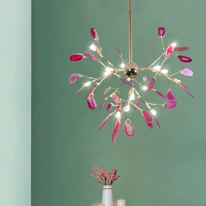 Creative Agate Bedroom Chandelier Aria Light | Nexoris